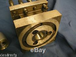 Lathe Turret 4-way Tool Indexing Post 4-1/4 Square For Cnc Lathe Machine Shop