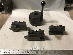 MACHINIST LATHE TOOL MILL Quick Change DoAll Lathe Tool Post # 4 and Holders