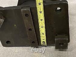 McCrosky size 5-1/4 Tool Post Large Lathe Tool Turret On Riser Block