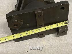 McCrosky size 5-1/4 Tool Post Large Lathe Tool Turret On Riser Block