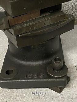 McCrosky size 5-1/4 Tool Post Large Lathe Tool Turret On Riser Block