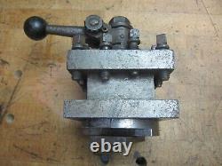 McCrosky size E 4-1/2 4 way lever operated lathe tool post 1 capacity