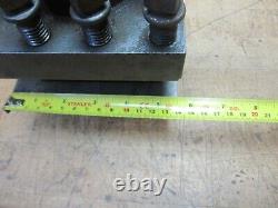 McCrosky size G 5-1/2 4 way lever operated lathe tool post 1 capacity