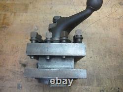 McCrosky size G 5-1/2 4 way lever operated lathe tool post 1 capacity