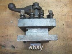 McCrosky size G 5-1/2 4 way lever operated lathe tool post 1 capacity