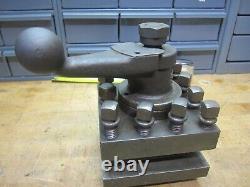 McCrosky size G 5-1/2 4 way lever operated lathe tool post 1 capacity