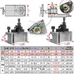 Metal Quick Change Tool Post Durable Stainless Steel Holder Lathe Machine Parts