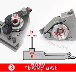 Metal Quick Change Tool Post Durable Stainless Steel Holder Lathe Machine Parts