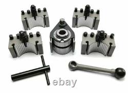 Multifix Aa Tool Post and Holders & 12MM 8PCS High Speed Steel Turning tool Kit