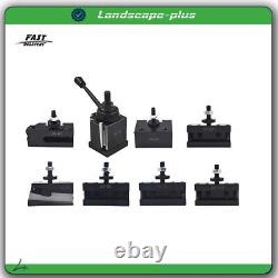 New Wedge Type Tool Post For Lathe 10 15 With 7PC Tool Holders BXA 250-222