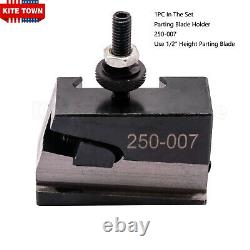 OXA Wedge Type 250-000 Tool Post Holder Set + 2 extra 250-001 For Lathe up to 8