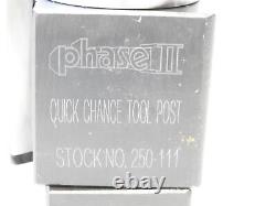 Phase II 250-111 Quick Change Tool Post for 9-12 Lathe Swing + Phase 250-102