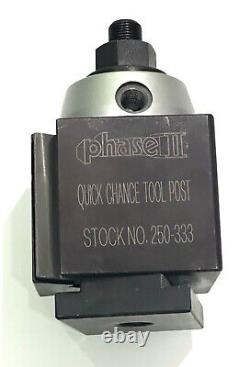 Phase II 250-333 Wedge Quick Change Tool Post For 13-18 Lathe Swing