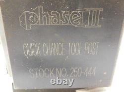 Phase II 6 Piece Quick-Change Wedge Tool Post Set 14 to 20 Lathe Swing 251-444