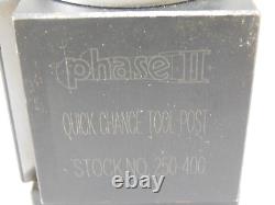 Phase II Piston Quick Change Tool Post Lathe Swing 14-20 250-400