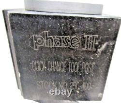 Phase II Quick Change Tool Post Lathe Swing 14-20 Stock NO. 250-400