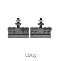 Quick Change AXA 250-100 Size Piston Type Tool Post Set For Lathe 6- 12 6Pcs