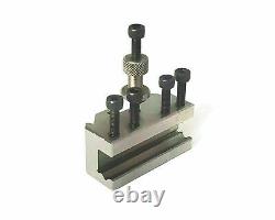 Quick Change T37 Tool Post Set+ 4 Holders Lathe 90-115 MM Center Height