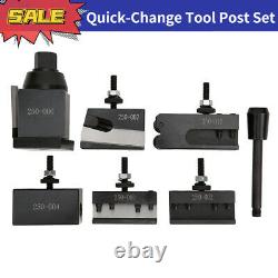 Quick-Change Tool Post Set Wedge Type #45 Steel Mini Lathe Accessories 250-000