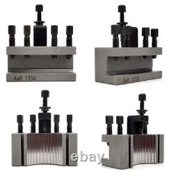 Quick Change Tool Post With 5pcs Holders 40 Position for Swing 120-220mm Lathe