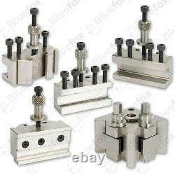 Quick Change Toolpost Set 5 Pieces Set T37 For MEford ML7 Wooden Box