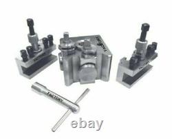 Quick Change Toolpost T51 For BOXFORD LATHES fits aud. Bud, and cud models 3 Pcs