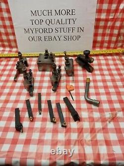Quick change too post with tools 4 Super 7 B & ML Lathe Direct from myford-stuff