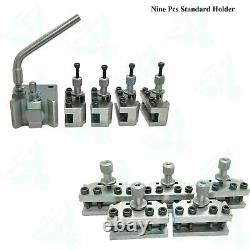 Quick change tool holder set 13 pcs. Set T37 ML7 lathe center height