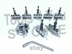 T-37 Quick Change Tool Post For Lathe 8 Pieces Set Alloy Steel High Quality T37