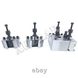 T-37 Quick Change Tool Post Lathe 5 Pieces Set Wooden Box Turning Facing Boring