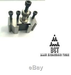 T37 Myford Lathe Quick Change Tool post + 4 Holders 90-115mm Center Height Hard