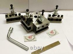 T37 Quick Change Tool Holder for my ford Lathe ML7 Holder Set of 5 pc +Spanner. /