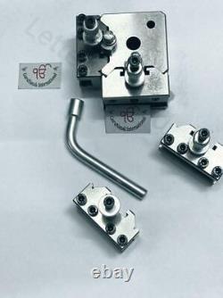 T37 Quick Change Tool Holder for my ford Lathe ML7 Holder Set of 5 pc +Spanner. /