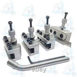 T37 Quick Change ToolPost 5 Pcs set MIFORD Lathe, ML7, Super 7 QCTP Tool Post