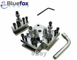 DIXON TYPE QUICK CHANGE TOOLPOST 90 115MM CENTRE HEIGHT WITH 2 HOLDERS 