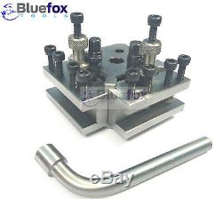 T37 Quick Change Toolpost 5 Pieces Set Myford & Lathe 90-115 mm Center Height