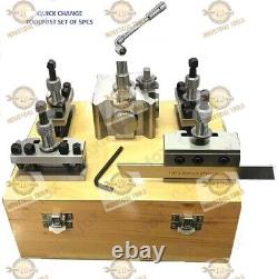 T51 Quick Change Tool Post Set Boxford Aud. Bud, and Cud lathes 16mm Capacity