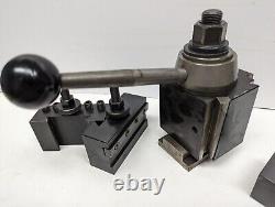 Used Enco 1740 Tool Post & (3) Holders for 14 to 20 Lathe, CA