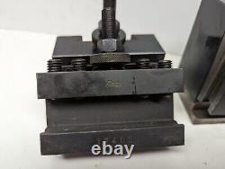 Used Enco 1740 Tool Post & (3) Holders for 14 to 20 Lathe, CA