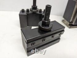 Used Enco 1740 Tool Post & (3) Holders for 14 to 20 Lathe, CA