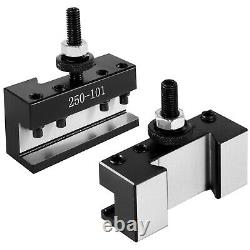 VEVOR 250-100 Piston Tool Post for Lathe Swing 11.81/300 mm 6PC Tool Holders