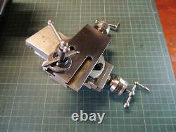 Vintage Watchmaker Tool 8 mm Lathe Cross Slide Rest Post Jewelers