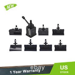 Wedge Type Tool Post For Lathe 10 15 With 7PC Tool Holders BXA 250-222 USA